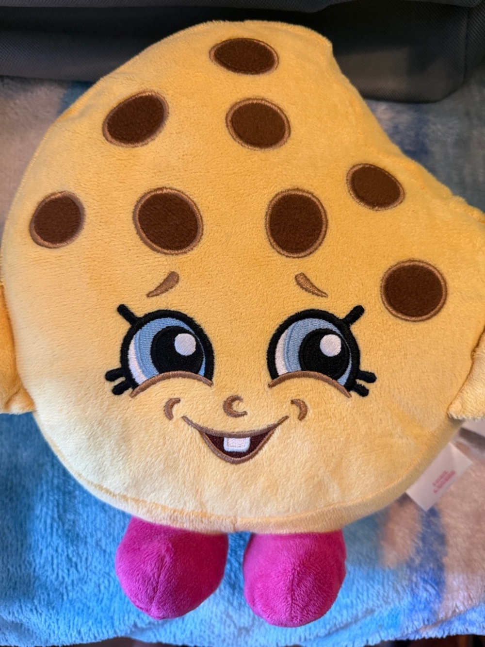 Shopkins Yellow Cookie Plush with Pink Feet 12”